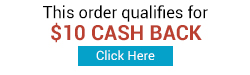 This order qualifies for $10 CASH BACK. Click Here